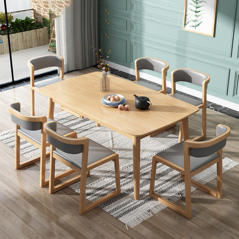 Wood Modern Dining Side Chair with Color Cushion Open Back Dining Side Chair for Kitchen Clearhalo ' kitchen&dining_furn' 'Dining Chairs' 'Dining Tables & Seating' 'dining_chair' 'furn' 'furn_dining_chair' 'Furniture' 'furniture_dining_chair' 'Kitchen & Dining Furniture' 'kitchen' 3484221