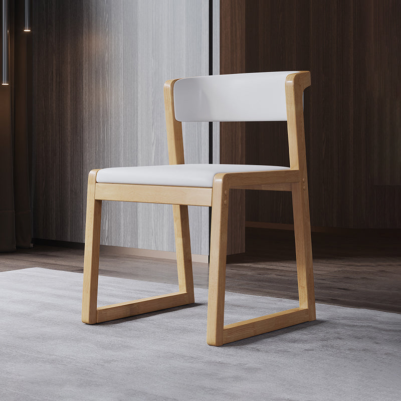 Wood Modern Dining Side Chair with Color Cushion Open Back Dining Side Chair for Kitchen White 1 Piece Natural Wood Clearhalo ' kitchen&dining_furn' 'Dining Chairs' 'Dining Tables & Seating' 'dining_chair' 'furn' 'furn_dining_chair' 'Furniture' 'furniture_dining_chair' 'Kitchen & Dining Furniture' 'kitchen' 3484226