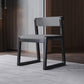 Wood Modern Dining Side Chair with Color Cushion Open Back Dining Side Chair for Kitchen Grey 1 Piece Black Clearhalo ' kitchen&dining_furn' 'Dining Chairs' 'Dining Tables & Seating' 'dining_chair' 'furn' 'furn_dining_chair' 'Furniture' 'furniture_dining_chair' 'Kitchen & Dining Furniture' 'kitchen' 3484235