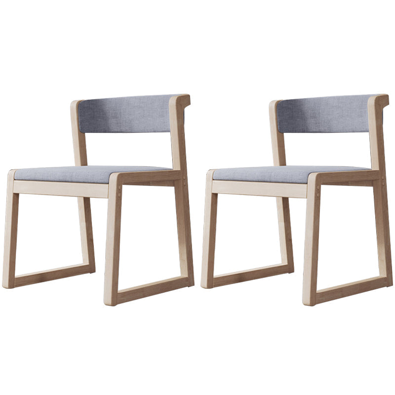 Wood Modern Dining Side Chair with Color Cushion Open Back Dining Side Chair for Kitchen Light Gray 2 Piece Set Natural Wood Clearhalo ' kitchen&dining_furn' 'Dining Chairs' 'Dining Tables & Seating' 'dining_chair' 'furn' 'furn_dining_chair' 'Furniture' 'furniture_dining_chair' 'Kitchen & Dining Furniture' 'kitchen' 3484239