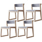 Wood Modern Dining Side Chair with Color Cushion Open Back Dining Side Chair for Kitchen Light Gray 4 Piece Set Natural Wood Clearhalo ' kitchen&dining_furn' 'Dining Chairs' 'Dining Tables & Seating' 'dining_chair' 'furn' 'furn_dining_chair' 'Furniture' 'furniture_dining_chair' 'Kitchen & Dining Furniture' 'kitchen' 3484240