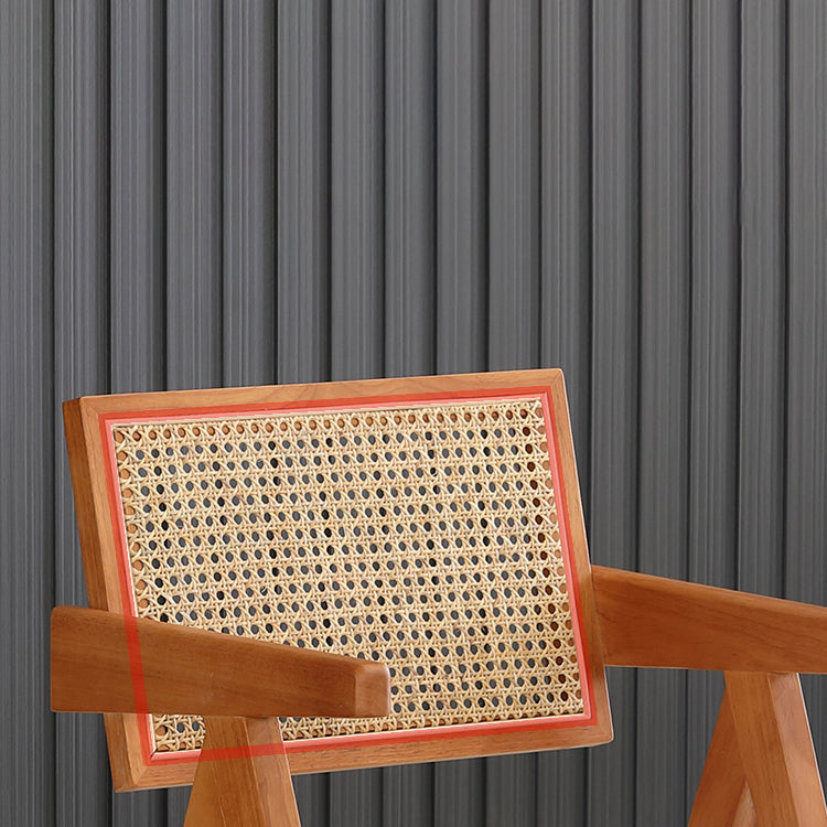 Modern Kitchen Opening Back Dining Arm Chair Solid Wood Dining Arm Chair Clearhalo ' kitchen&dining_furn' 'Dining Chairs' 'Dining Tables & Seating' 'dining_chair' 'furn' 'furn_dining_chair' 'Furniture' 'furniture_dining_chair' 'Kitchen & Dining Furniture' 'kitchen' 3484252