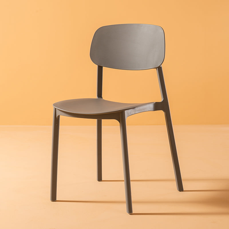 Multicolor Contemporary Style Side Chair Set Open Back Side Dining Chair Grey 1 Piece Clearhalo ' kitchen&dining_furn' 'Dining Chairs' 'Dining Tables & Seating' 'dining_chair' 'furn' 'furn_dining_chair' 'Furniture' 'furniture_dining_chair' 'Kitchen & Dining Furniture' 'kitchen' 3484271