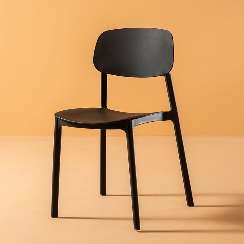 Multicolor Contemporary Style Side Chair Set Open Back Side Dining Chair Black 1 Piece Clearhalo ' kitchen&dining_furn' 'Dining Chairs' 'Dining Tables & Seating' 'dining_chair' 'furn' 'furn_dining_chair' 'Furniture' 'furniture_dining_chair' 'Kitchen & Dining Furniture' 'kitchen' 3484278