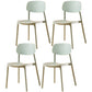 Multicolor Contemporary Style Side Chair Set Open Back Side Dining Chair Sky Blue 4 Piece Set Clearhalo ' kitchen&dining_furn' 'Dining Chairs' 'Dining Tables & Seating' 'dining_chair' 'furn' 'furn_dining_chair' 'Furniture' 'furniture_dining_chair' 'Kitchen & Dining Furniture' 'kitchen' 3484293