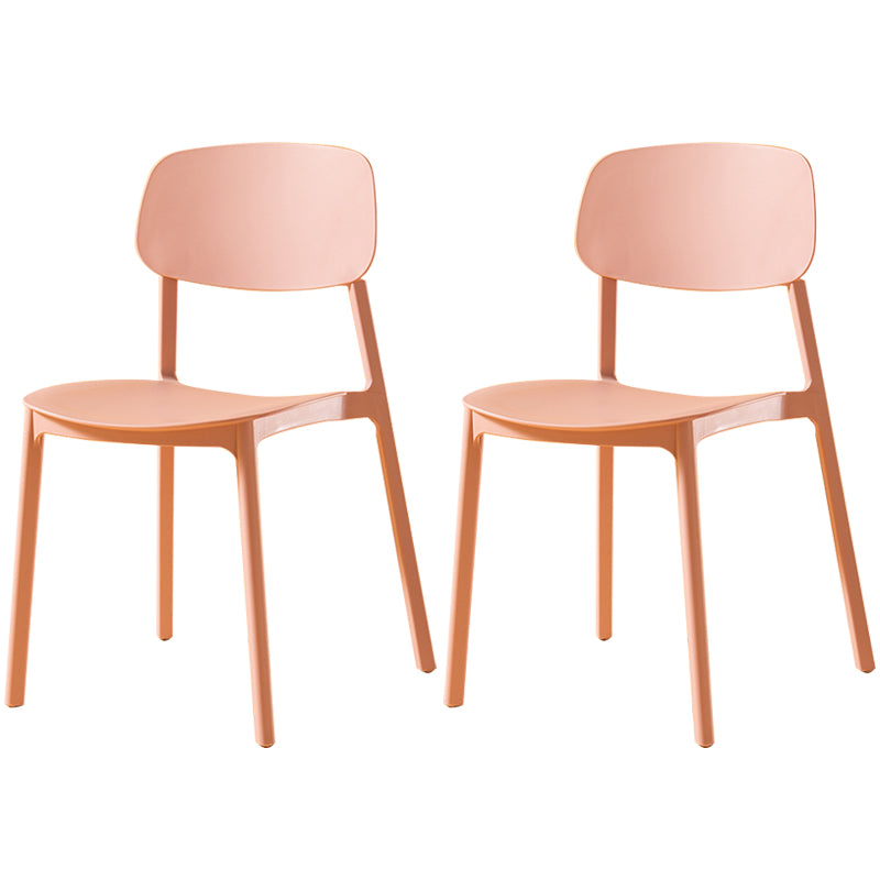 Multicolor Contemporary Style Side Chair Set Open Back Side Dining Chair Pink 2 Piece Set Clearhalo ' kitchen&dining_furn' 'Dining Chairs' 'Dining Tables & Seating' 'dining_chair' 'furn' 'furn_dining_chair' 'Furniture' 'furniture_dining_chair' 'Kitchen & Dining Furniture' 'kitchen' 3484295