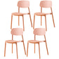 Multicolor Contemporary Style Side Chair Set Open Back Side Dining Chair Pink 4 Piece Set Clearhalo ' kitchen&dining_furn' 'Dining Chairs' 'Dining Tables & Seating' 'dining_chair' 'furn' 'furn_dining_chair' 'Furniture' 'furniture_dining_chair' 'Kitchen & Dining Furniture' 'kitchen' 3484296