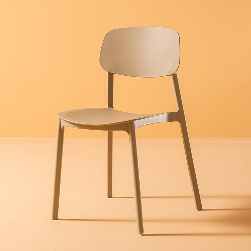 Multicolor Contemporary Style Side Chair Set Open Back Side Dining Chair Camel 1 Piece Clearhalo ' kitchen&dining_furn' 'Dining Chairs' 'Dining Tables & Seating' 'dining_chair' 'furn' 'furn_dining_chair' 'Furniture' 'furniture_dining_chair' 'Kitchen & Dining Furniture' 'kitchen' 3484300