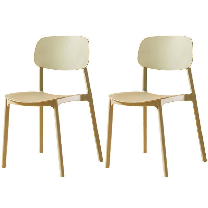 Multicolor Contemporary Style Side Chair Set Open Back Side Dining Chair Green 2 Piece Set Clearhalo ' kitchen&dining_furn' 'Dining Chairs' 'Dining Tables & Seating' 'dining_chair' 'furn' 'furn_dining_chair' 'Furniture' 'furniture_dining_chair' 'Kitchen & Dining Furniture' 'kitchen' 3484304