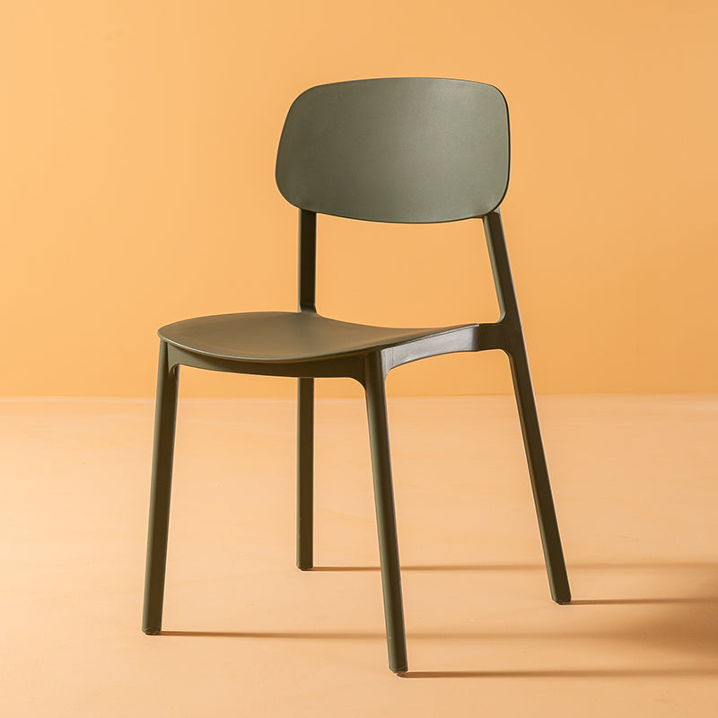 Multicolor Contemporary Style Side Chair Set Open Back Side Dining Chair Army Green 1 Piece Clearhalo ' kitchen&dining_furn' 'Dining Chairs' 'Dining Tables & Seating' 'dining_chair' 'furn' 'furn_dining_chair' 'Furniture' 'furniture_dining_chair' 'Kitchen & Dining Furniture' 'kitchen' 3484306