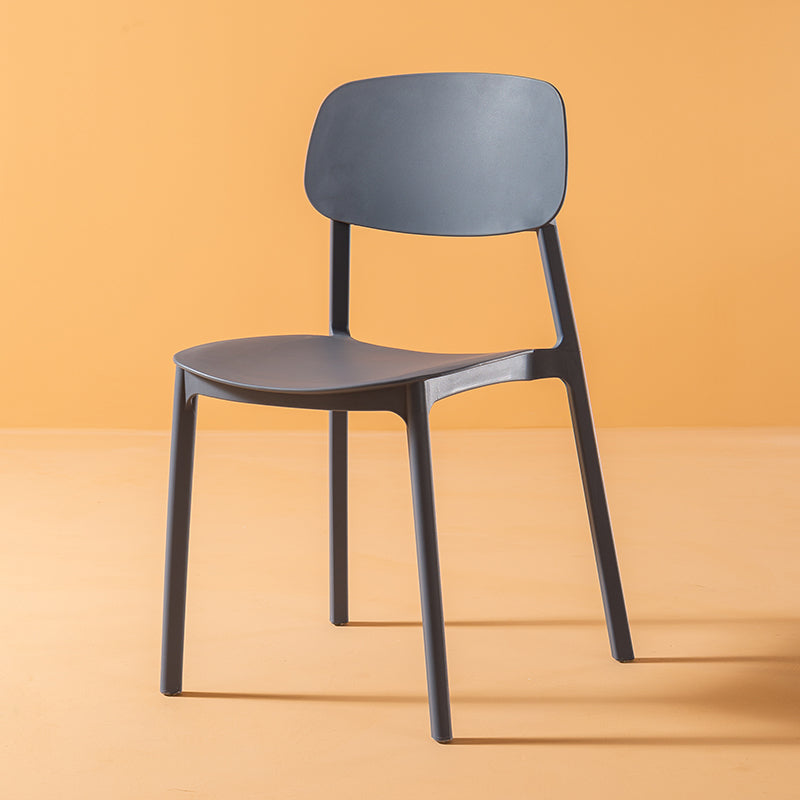 Multicolor Contemporary Style Side Chair Set Open Back Side Dining Chair Gray Blue 1 Piece Clearhalo ' kitchen&dining_furn' 'Dining Chairs' 'Dining Tables & Seating' 'dining_chair' 'furn' 'furn_dining_chair' 'Furniture' 'furniture_dining_chair' 'Kitchen & Dining Furniture' 'kitchen' 3484309