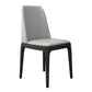 Modern Leather Armless Dining Chairs Solid Back Side Chair with Wood Legs Clearhalo ' kitchen&dining_furn' 'Dining Chairs' 'Dining Tables & Seating' 'dining_chair' 'furn' 'furn_dining_chair' 'Furniture' 'furniture_dining_chair' 'Kitchen & Dining Furniture' 'kitchen' 3484323