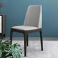 Modern Leather Armless Dining Chairs Solid Back Side Chair with Wood Legs Clearhalo ' kitchen&dining_furn' 'Dining Chairs' 'Dining Tables & Seating' 'dining_chair' 'furn' 'furn_dining_chair' 'Furniture' 'furniture_dining_chair' 'Kitchen & Dining Furniture' 'kitchen' 3484327