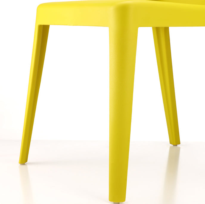 Contemporary Style Plastic Dining Room Chair Multicolor Wingback Side Chair Clearhalo ' kitchen&dining_furn' 'Dining Chairs' 'Dining Tables & Seating' 'dining_chair' 'furn' 'furn_dining_chair' 'Furniture' 'furniture_dining_chair' 'Kitchen & Dining Furniture' 'kitchen' 3484366