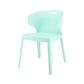 Contemporary Style Plastic Dining Room Chair Multicolor Wingback Side Chair Blue 1 Piece Clearhalo ' kitchen&dining_furn' 'Dining Chairs' 'Dining Tables & Seating' 'dining_chair' 'furn' 'furn_dining_chair' 'Furniture' 'furniture_dining_chair' 'Kitchen & Dining Furniture' 'kitchen' 3484372