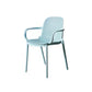 Modern Plastic Dining Armchair Chair Stackable Solid Back Dining Side Chair for Kitchen Blue 1 Piece Clearhalo ' kitchen&dining_furn' 'Dining Chairs' 'Dining Tables & Seating' 'dining_chair' 'furn' 'furn_dining_chair' 'Furniture' 'furniture_dining_chair' 'Kitchen & Dining Furniture' 'kitchen' 3484395