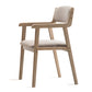 Contemporary Dining Chair 18'' Wide Open Arm Chair with 4 Wood Legs for Home Use Clearhalo ' kitchen&dining_furn' 'Dining Chairs' 'Dining Tables & Seating' 'dining_chair' 'furn' 'furn_dining_chair' 'Furniture' 'furniture_dining_chair' 'Kitchen & Dining Furniture' 'kitchen' 3484406