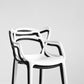 Nordic Plastic Open Back Dining Side Chair 33"H Dining Chair for Restaurant Clearhalo ' kitchen&dining_furn' 'Dining Chairs' 'Dining Tables & Seating' 'dining_chair' 'furn' 'furn_dining_chair' 'Furniture' 'furniture_dining_chair' 'Kitchen & Dining Furniture' 'kitchen' 3484466
