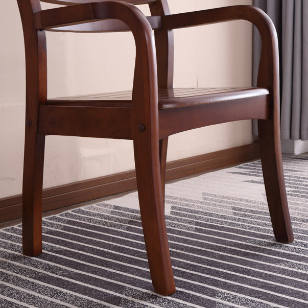 Contemporary Kitchen Wood Square Dining Chair Ladder Back Wood Counter Chair Clearhalo ' kitchen&dining_furn' 'Dining Chairs' 'Dining Tables & Seating' 'dining_chair' 'furn' 'furn_dining_chair' 'Furniture' 'furniture_dining_chair' 'Kitchen & Dining Furniture' 'kitchen' 3484563