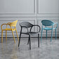 Contemporary Plastic Dining Armchair Chair Open Back Dining Side Chair for Kitchen Clearhalo ' kitchen&dining_furn' 'Dining Chairs' 'Dining Tables & Seating' 'dining_chair' 'furn' 'furn_dining_chair' 'Furniture' 'furniture_dining_chair' 'Kitchen & Dining Furniture' 'kitchen' 3484568