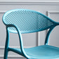 Contemporary Plastic Dining Armchair Chair Open Back Dining Side Chair for Kitchen Clearhalo ' kitchen&dining_furn' 'Dining Chairs' 'Dining Tables & Seating' 'dining_chair' 'furn' 'furn_dining_chair' 'Furniture' 'furniture_dining_chair' 'Kitchen & Dining Furniture' 'kitchen' 3484579