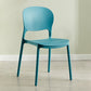 Modern Plastic Open Back Side Chair 32"H Dining Side Chair for Restaurant Dark Blue 1 Piece Clearhalo ' kitchen&dining_furn' 'Dining Chairs' 'Dining Tables & Seating' 'dining_chair' 'furn' 'furn_dining_chair' 'Furniture' 'furniture_dining_chair' 'Kitchen & Dining Furniture' 'kitchen' 3484679