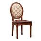 Solid Wood Country Style Dining Chair Matte Finish King Louis Back Side Chair Coffee 1 Piece Clearhalo ' kitchen&dining_furn' 'Dining Chairs' 'Dining Tables & Seating' 'dining_chair' 'furn' 'furn_dining_chair' 'Furniture' 'furniture_dining_chair' 'Kitchen & Dining Furniture' 'kitchen' 3484706