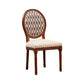 Solid Wood Country Style Dining Chair Matte Finish King Louis Back Side Chair Off-White 1 Piece Clearhalo ' kitchen&dining_furn' 'Dining Chairs' 'Dining Tables & Seating' 'dining_chair' 'furn' 'furn_dining_chair' 'Furniture' 'furniture_dining_chair' 'Kitchen & Dining Furniture' 'kitchen' 3484724
