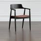 Contemporary Dining Chair 20'' Wide Open Arm Chair with 4 Wood Legs for Home Use Black Linen 1 Piece Clearhalo ' kitchen&dining_furn' 'Dining Chairs' 'Dining Tables & Seating' 'dining_chair' 'furn' 'furn_dining_chair' 'Furniture' 'furniture_dining_chair' 'Kitchen & Dining Furniture' 'kitchen' 3484728