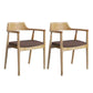 Contemporary Dining Chair 20'' Wide Open Arm Chair with 4 Wood Legs for Home Use Wood Linen 2 Piece Set Clearhalo ' kitchen&dining_furn' 'Dining Chairs' 'Dining Tables & Seating' 'dining_chair' 'furn' 'furn_dining_chair' 'Furniture' 'furniture_dining_chair' 'Kitchen & Dining Furniture' 'kitchen' 3484743