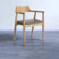 Contemporary Dining Chair 20'' Wide Open Arm Chair with 4 Wood Legs for Home Use Wood Leather 1 Piece Clearhalo ' kitchen&dining_furn' 'Dining Chairs' 'Dining Tables & Seating' 'dining_chair' 'furn' 'furn_dining_chair' 'Furniture' 'furniture_dining_chair' 'Kitchen & Dining Furniture' 'kitchen' 3484748