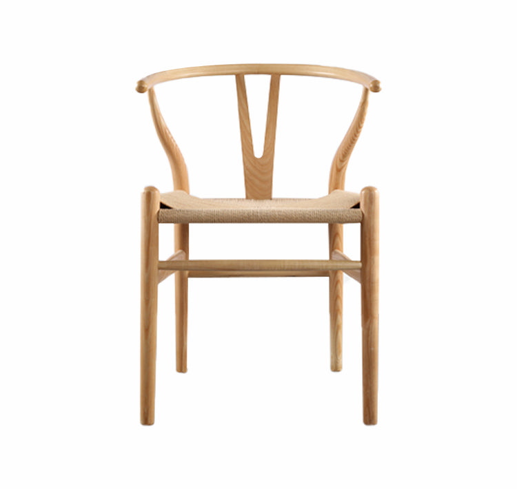 Glam Style Wood Dining Side Chair Armless Dining Chairs for Dining Room Off-White 1 Piece Natural Wood Clearhalo ' kitchen&dining_furn' 'Dining Chairs' 'Dining Tables & Seating' 'dining_chair' 'furn' 'furn_dining_chair' 'Furniture' 'furniture_dining_chair' 'Kitchen & Dining Furniture' 'kitchen' 3484803