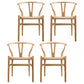 Glam Style Wood Dining Side Chair Armless Dining Chairs for Dining Room Off-White 4 Piece Set Natural Wood Clearhalo ' kitchen&dining_furn' 'Dining Chairs' 'Dining Tables & Seating' 'dining_chair' 'furn' 'furn_dining_chair' 'Furniture' 'furniture_dining_chair' 'Kitchen & Dining Furniture' 'kitchen' 3484807