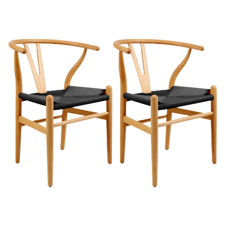 Glam Style Wood Dining Side Chair Armless Dining Chairs for Dining Room Black 2 Piece Set Beige Clearhalo ' kitchen&dining_furn' 'Dining Chairs' 'Dining Tables & Seating' 'dining_chair' 'furn' 'furn_dining_chair' 'Furniture' 'furniture_dining_chair' 'Kitchen & Dining Furniture' 'kitchen' 3484812