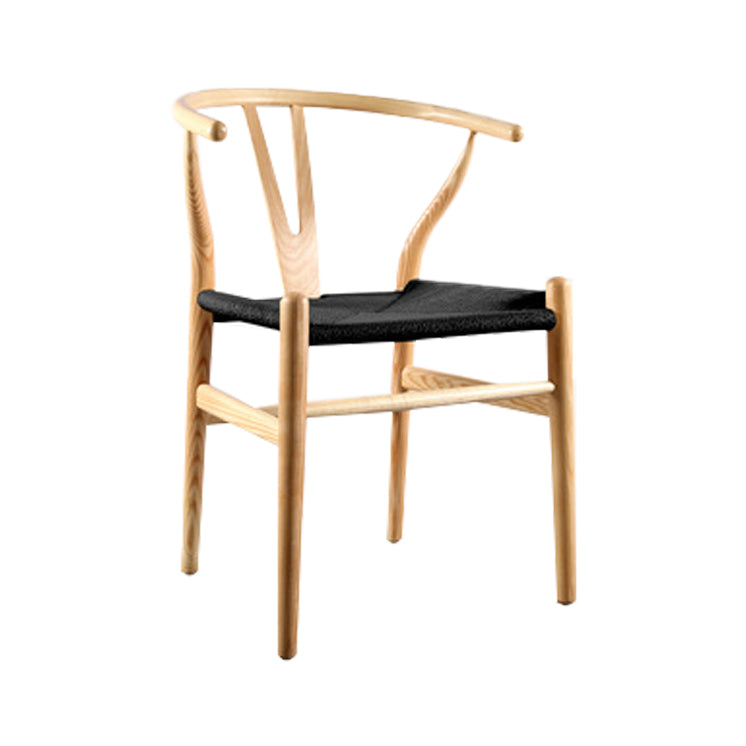 Glam Style Wood Dining Side Chair Armless Dining Chairs for Dining Room Black 1 Piece Natural Wood Clearhalo ' kitchen&dining_furn' 'Dining Chairs' 'Dining Tables & Seating' 'dining_chair' 'furn' 'furn_dining_chair' 'Furniture' 'furniture_dining_chair' 'Kitchen & Dining Furniture' 'kitchen' 3484816