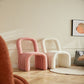 Modern Style Living room Flannel Side Chair Colorful Open Back Dining Chair Clearhalo ' kitchen&dining_furn' 'Dining Chairs' 'Dining Tables & Seating' 'dining_chair' 'furn' 'furn_dining_chair' 'Furniture' 'furniture_dining_chair' 'Kitchen & Dining Furniture' 'kitchen' 3484837
