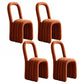 Modern Style Living room Flannel Side Chair Colorful Open Back Dining Chair Brown 4 Piece Set Clearhalo ' kitchen&dining_furn' 'Dining Chairs' 'Dining Tables & Seating' 'dining_chair' 'furn' 'furn_dining_chair' 'Furniture' 'furniture_dining_chair' 'Kitchen & Dining Furniture' 'kitchen' 3484853