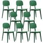 Nordic Plastic Open Back Dining Side Chair 32"H Dining Chair for Restaurant Green 8 Piece Set Clearhalo ' kitchen&dining_furn' 'Dining Chairs' 'Dining Tables & Seating' 'dining_chair' 'furn' 'furn_dining_chair' 'Furniture' 'furniture_dining_chair' 'Kitchen & Dining Furniture' 'kitchen' 3484887