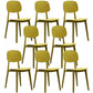 Nordic Plastic Open Back Dining Side Chair 32"H Dining Chair for Restaurant Ginger 8 Piece Set Clearhalo ' kitchen&dining_furn' 'Dining Chairs' 'Dining Tables & Seating' 'dining_chair' 'furn' 'furn_dining_chair' 'Furniture' 'furniture_dining_chair' 'Kitchen & Dining Furniture' 'kitchen' 3484907