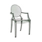 Contemporary Plastic Indoor Open Back Dining Side Chair of 21'' Wide Dining Chair Grey 1 Piece Clearhalo ' kitchen&dining_furn' 'Dining Chairs' 'Dining Tables & Seating' 'dining_chair' 'furn' 'furn_dining_chair' 'Furniture' 'furniture_dining_chair' 'Kitchen & Dining Furniture' 'kitchen' 3484923