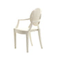 Contemporary Plastic Indoor Open Back Dining Side Chair of 21'' Wide Dining Chair Clearhalo ' kitchen&dining_furn' 'Dining Chairs' 'Dining Tables & Seating' 'dining_chair' 'furn' 'furn_dining_chair' 'Furniture' 'furniture_dining_chair' 'Kitchen & Dining Furniture' 'kitchen' 3484924