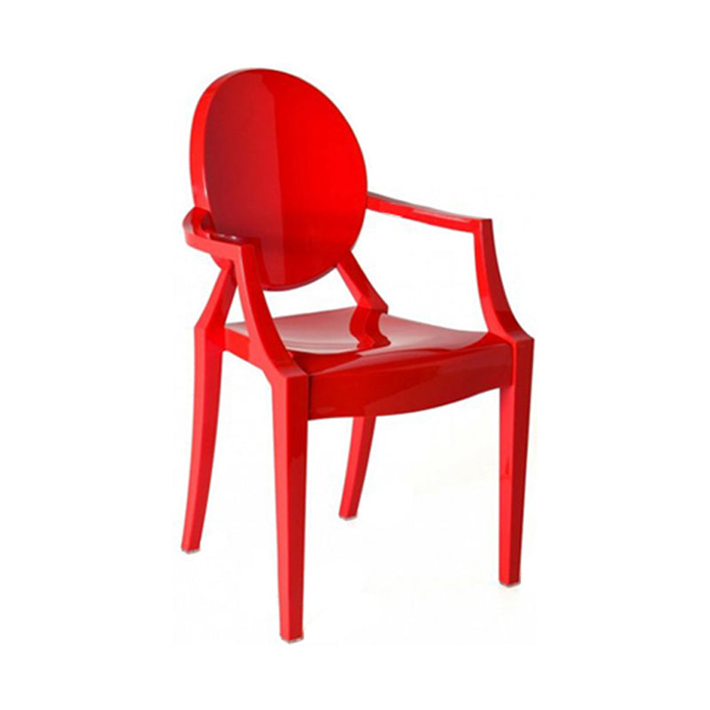 Contemporary Plastic Indoor Open Back Dining Side Chair of 21'' Wide Dining Chair Red 1 Piece Clearhalo ' kitchen&dining_furn' 'Dining Chairs' 'Dining Tables & Seating' 'dining_chair' 'furn' 'furn_dining_chair' 'Furniture' 'furniture_dining_chair' 'Kitchen & Dining Furniture' 'kitchen' 3484938