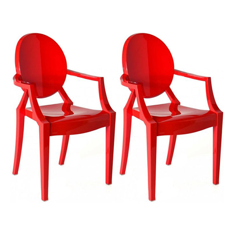 Contemporary Plastic Indoor Open Back Dining Side Chair of 21'' Wide Dining Chair Red 2 Piece Set Clearhalo ' kitchen&dining_furn' 'Dining Chairs' 'Dining Tables & Seating' 'dining_chair' 'furn' 'furn_dining_chair' 'Furniture' 'furniture_dining_chair' 'Kitchen & Dining Furniture' 'kitchen' 3484939