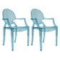 Contemporary Plastic Indoor Open Back Dining Side Chair of 21'' Wide Dining Chair Blue 2 Piece Set Clearhalo ' kitchen&dining_furn' 'Dining Chairs' 'Dining Tables & Seating' 'dining_chair' 'furn' 'furn_dining_chair' 'Furniture' 'furniture_dining_chair' 'Kitchen & Dining Furniture' 'kitchen' 3484951