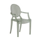 Contemporary Plastic Indoor Open Back Dining Side Chair of 21'' Wide Dining Chair Green 1 Piece Clearhalo ' kitchen&dining_furn' 'Dining Chairs' 'Dining Tables & Seating' 'dining_chair' 'furn' 'furn_dining_chair' 'Furniture' 'furniture_dining_chair' 'Kitchen & Dining Furniture' 'kitchen' 3484953