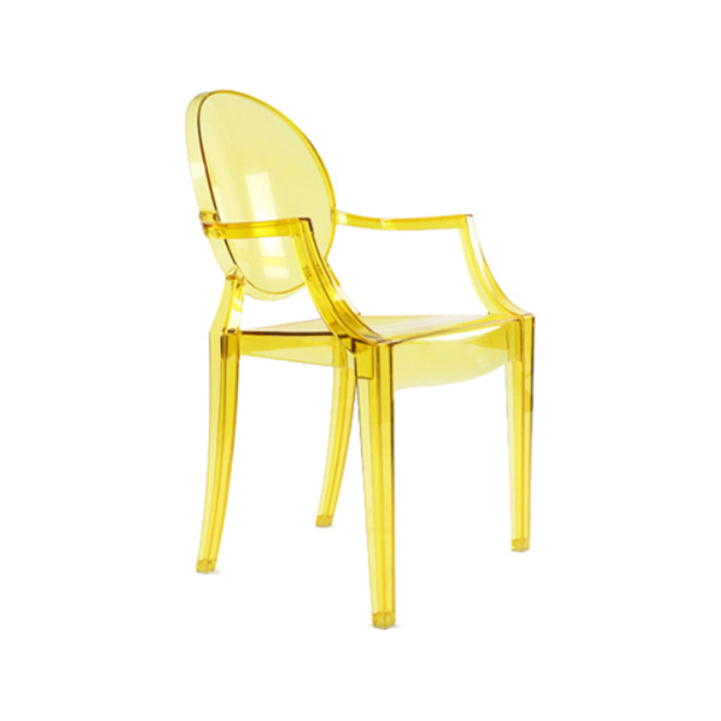 Contemporary Plastic Indoor Open Back Dining Side Chair of 21'' Wide Dining Chair Light Yellow 1 Piece Clearhalo ' kitchen&dining_furn' 'Dining Chairs' 'Dining Tables & Seating' 'dining_chair' 'furn' 'furn_dining_chair' 'Furniture' 'furniture_dining_chair' 'Kitchen & Dining Furniture' 'kitchen' 3484965