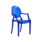 Contemporary Plastic Indoor Open Back Dining Side Chair of 21'' Wide Dining Chair Dark Blue 1 Piece Clearhalo ' kitchen&dining_furn' 'Dining Chairs' 'Dining Tables & Seating' 'dining_chair' 'furn' 'furn_dining_chair' 'Furniture' 'furniture_dining_chair' 'Kitchen & Dining Furniture' 'kitchen' 3484974