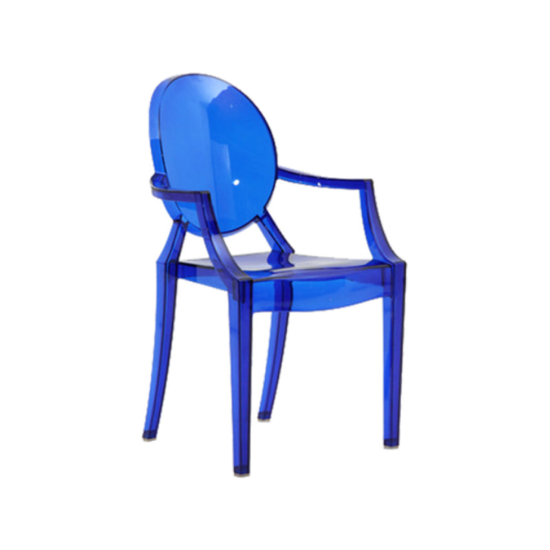 Contemporary Plastic Indoor Open Back Dining Side Chair of 21'' Wide Dining Chair Dark Blue 1 Piece Clearhalo ' kitchen&dining_furn' 'Dining Chairs' 'Dining Tables & Seating' 'dining_chair' 'furn' 'furn_dining_chair' 'Furniture' 'furniture_dining_chair' 'Kitchen & Dining Furniture' 'kitchen' 3484974