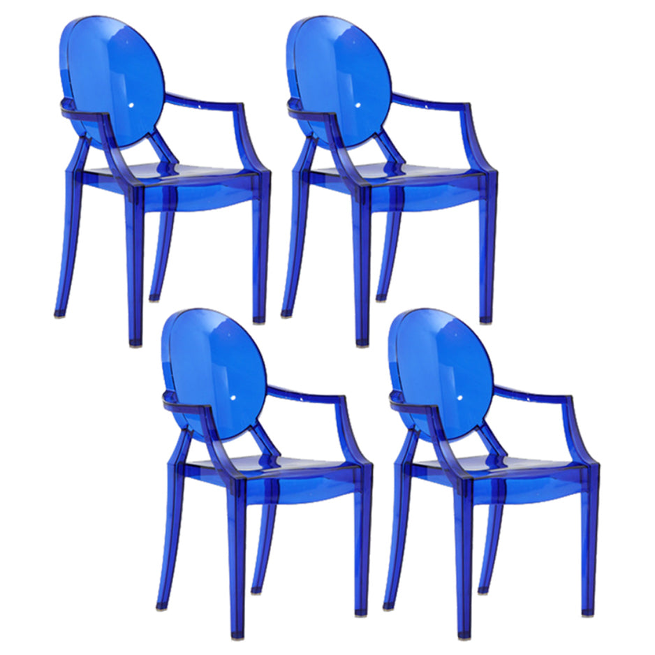 Contemporary Plastic Indoor Open Back Dining Side Chair of 21'' Wide Dining Chair Dark Blue 4 Piece Set Clearhalo ' kitchen&dining_furn' 'Dining Chairs' 'Dining Tables & Seating' 'dining_chair' 'furn' 'furn_dining_chair' 'Furniture' 'furniture_dining_chair' 'Kitchen & Dining Furniture' 'kitchen' 3484976