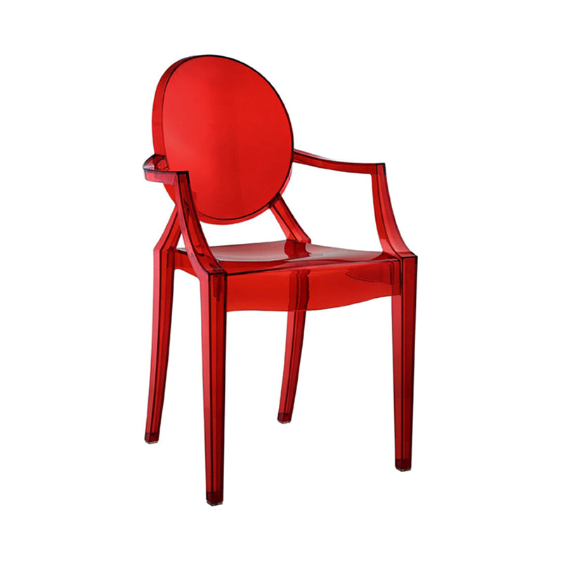 Contemporary Plastic Indoor Open Back Dining Side Chair of 21'' Wide Dining Chair Light Red 1 Piece Clearhalo ' kitchen&dining_furn' 'Dining Chairs' 'Dining Tables & Seating' 'dining_chair' 'furn' 'furn_dining_chair' 'Furniture' 'furniture_dining_chair' 'Kitchen & Dining Furniture' 'kitchen' 3484977